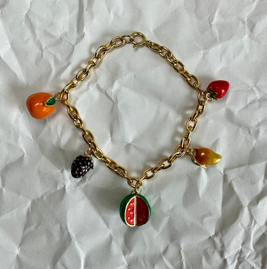 Fruity Charm Bracelet